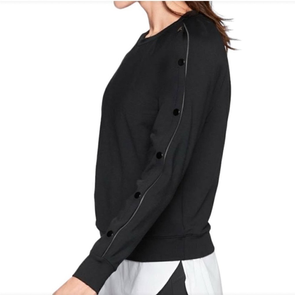 Athleta Black Snappy Sweatshirt - Picture 3 of 15
